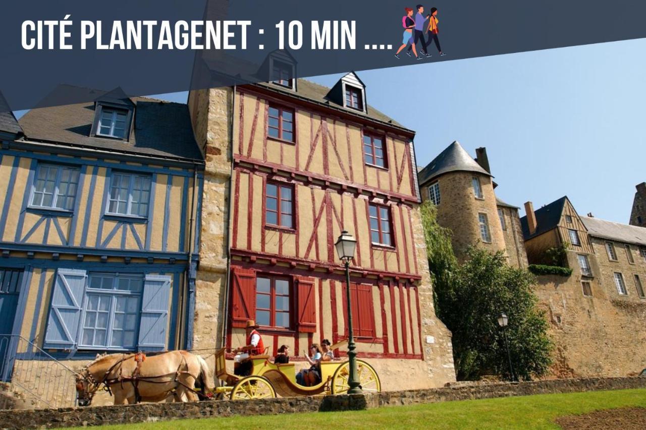 Sweet Nina Jazz Appartement Pour 5 Voyageurs, Situe A La Place De La Republique, Avec Parking Et Lit Queen Size Le Mans Zewnętrze zdjęcie